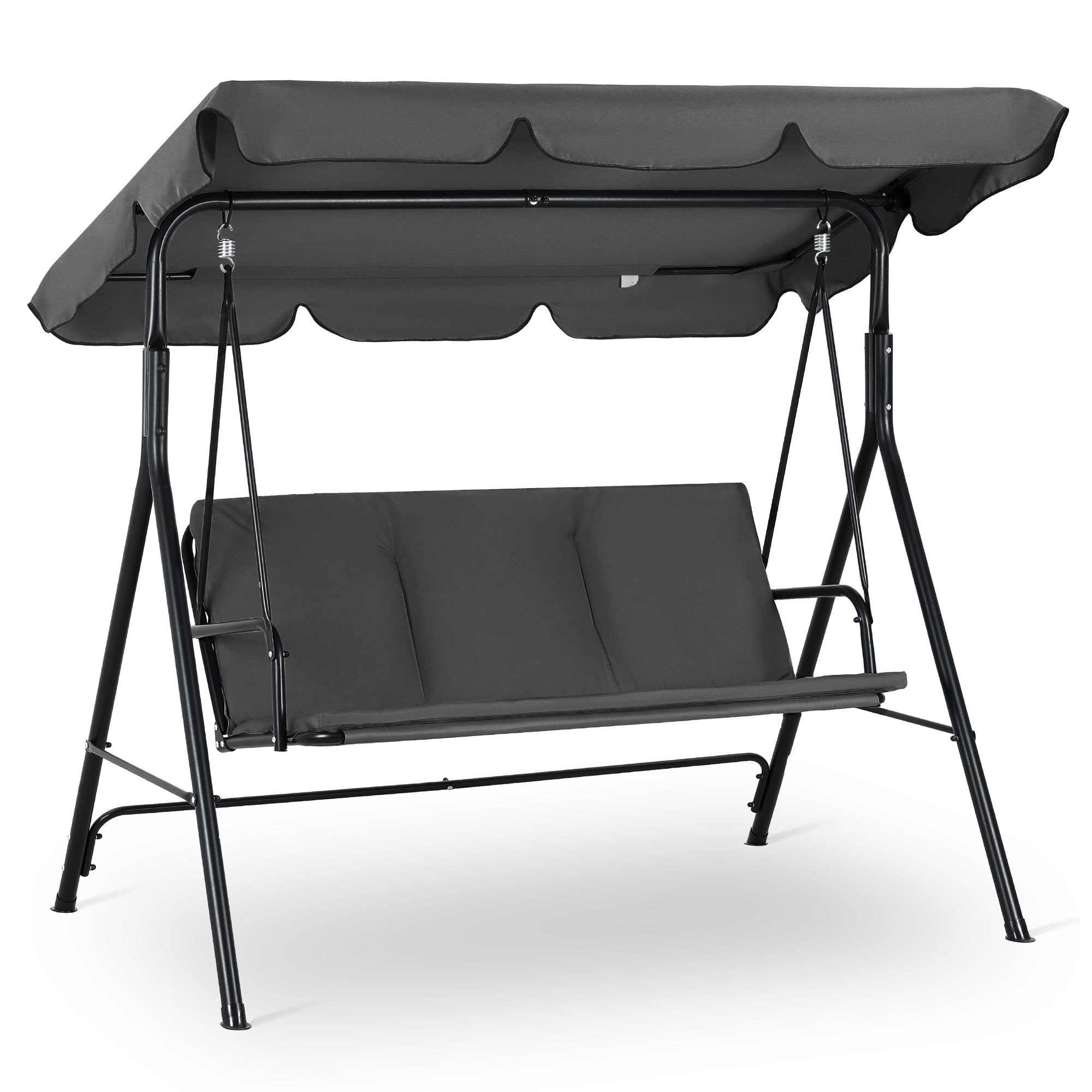 Strattore Hollywoodschaukel Gartenschaukel / Gartenliege 175 x 110 x 153 cm - Anthrazit 