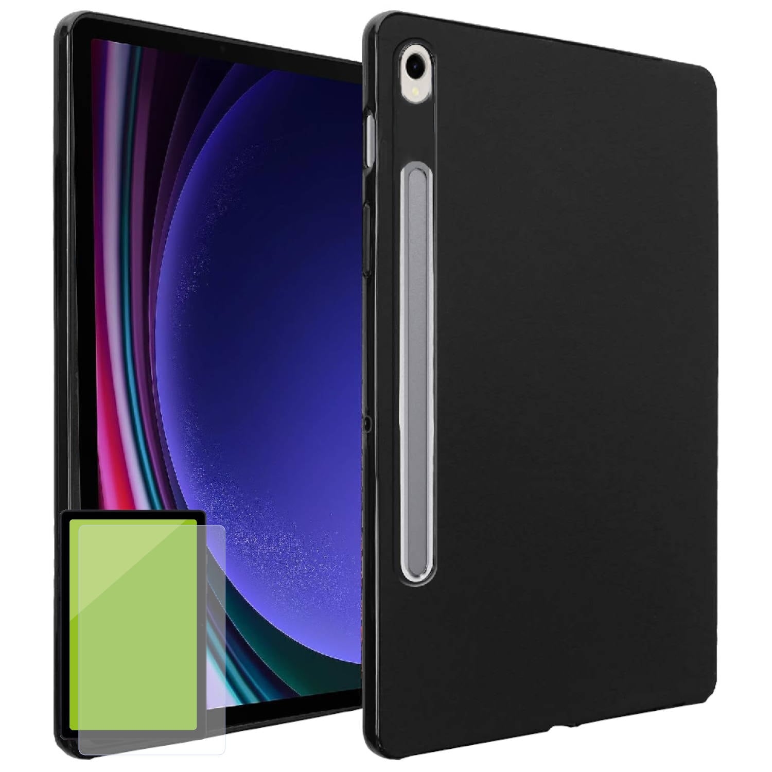 F&uuml;r Samsung Galaxy Tab S10 FE / S9 / S9 FE H&uuml;lle Tablet + H9 Hart Glas 