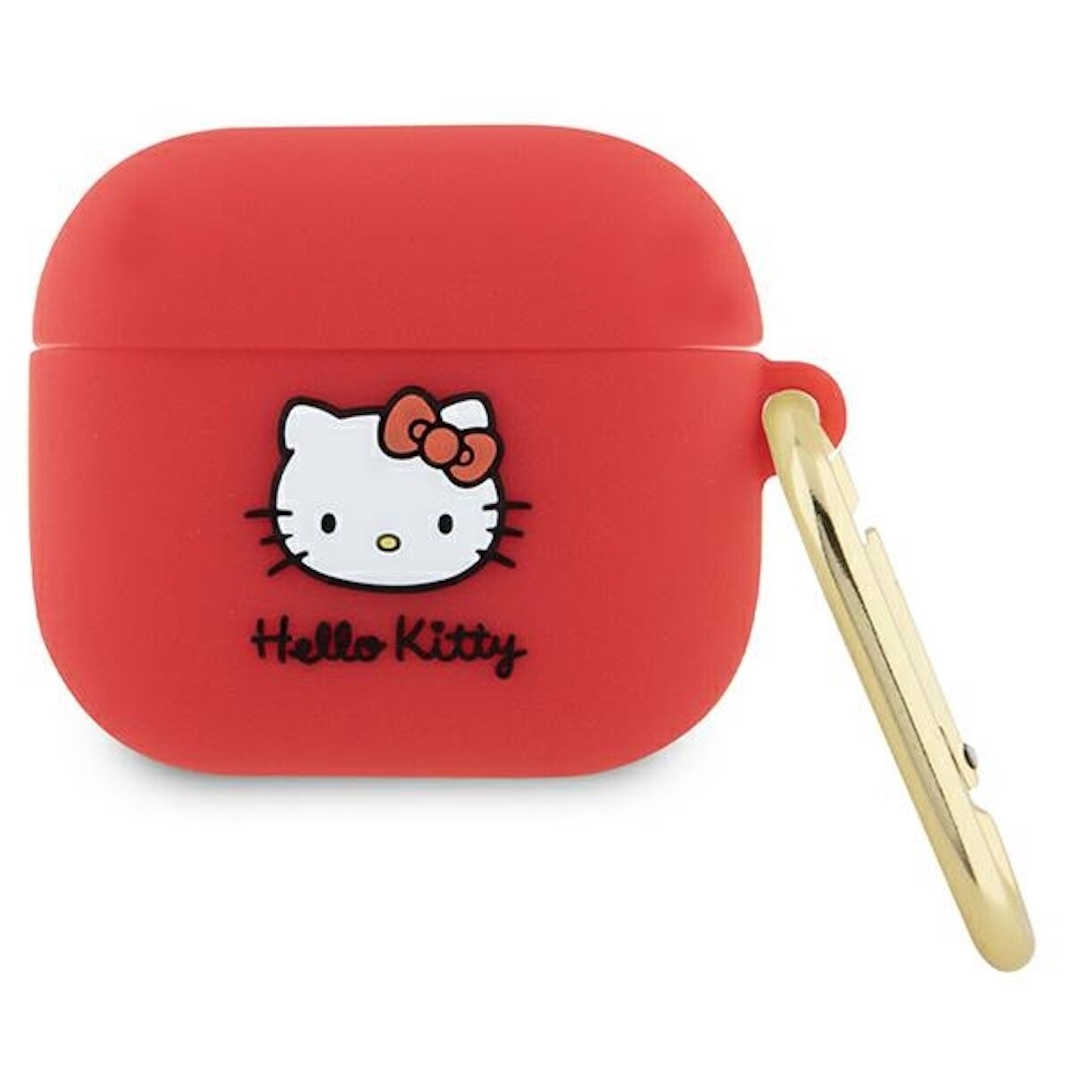 Hello Kitty Apple AirPods 3 Silikon 3D Kitty Head Cover Schutzh&uuml;lle 
