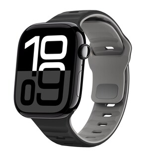 Für Apple Watch Series 11 10 42mm / 9 8 7 41 / 6 SE 40mm Band Schwarz 