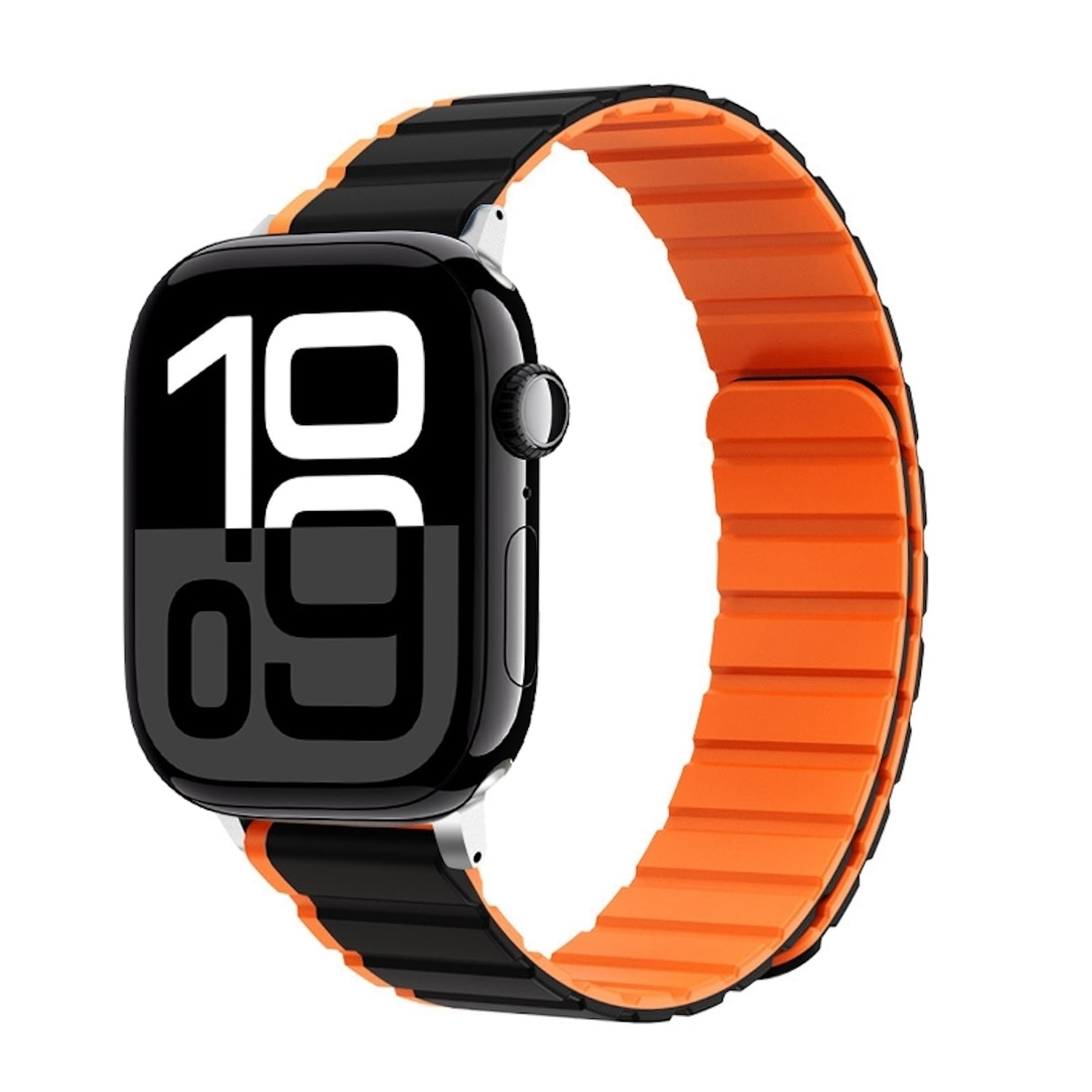 F&uuml;r Apple Watch Series 11 10 42mm / 9 8 7 41 / 6 SE 5 40mm Band Orange 