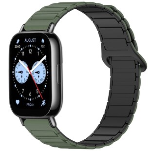 Für Xiaomi Redmi Watch 5 Lite Two Color Magnetisches Armband D- Grün 
