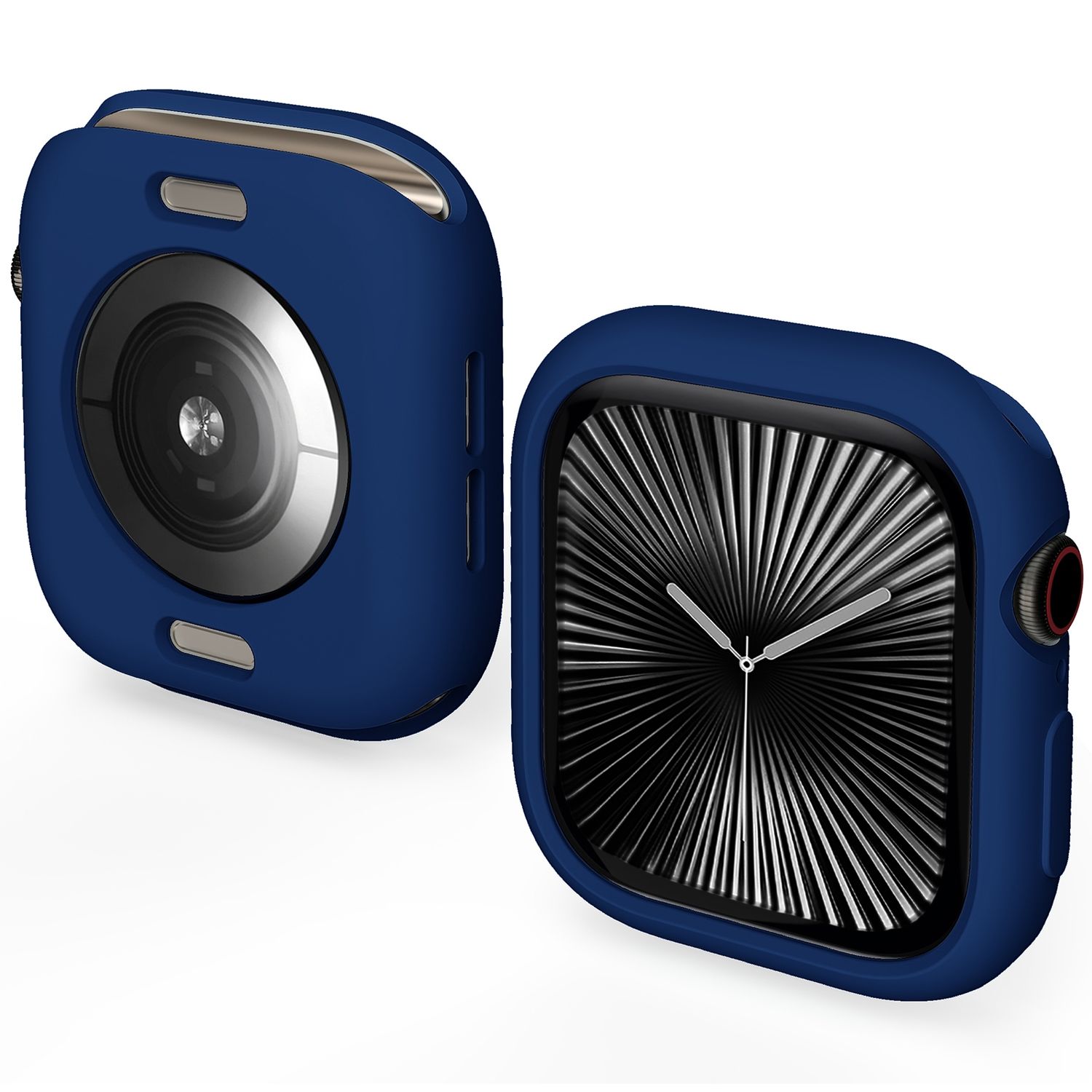 F&uuml;r Apple Watch Series 11 / 10 42mm Candy TPU Geh&auml;use H&uuml;lle D- Blau 