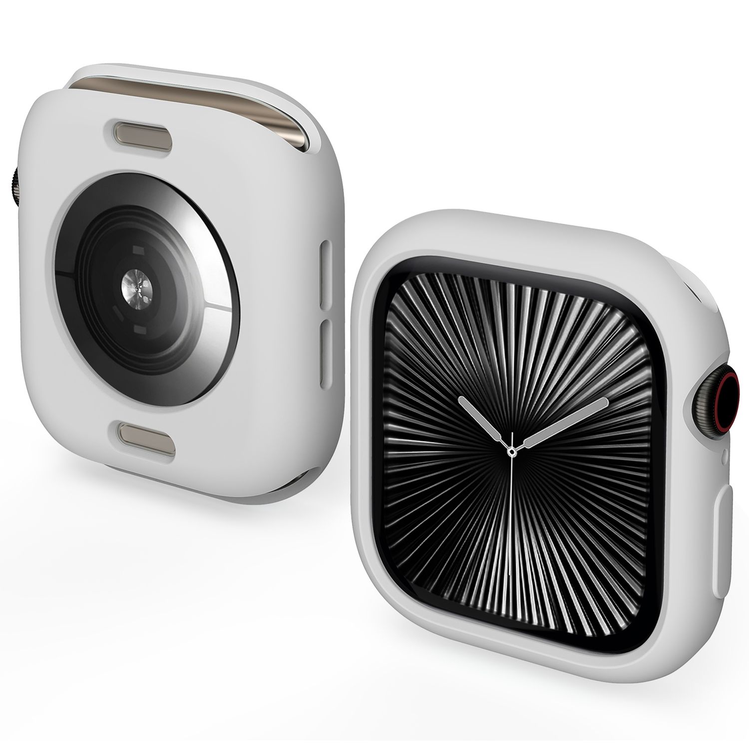 F&uuml;r Apple Watch Series 11 / 10 42mm Candy TPU Geh&auml;use H&uuml;lle Grau 