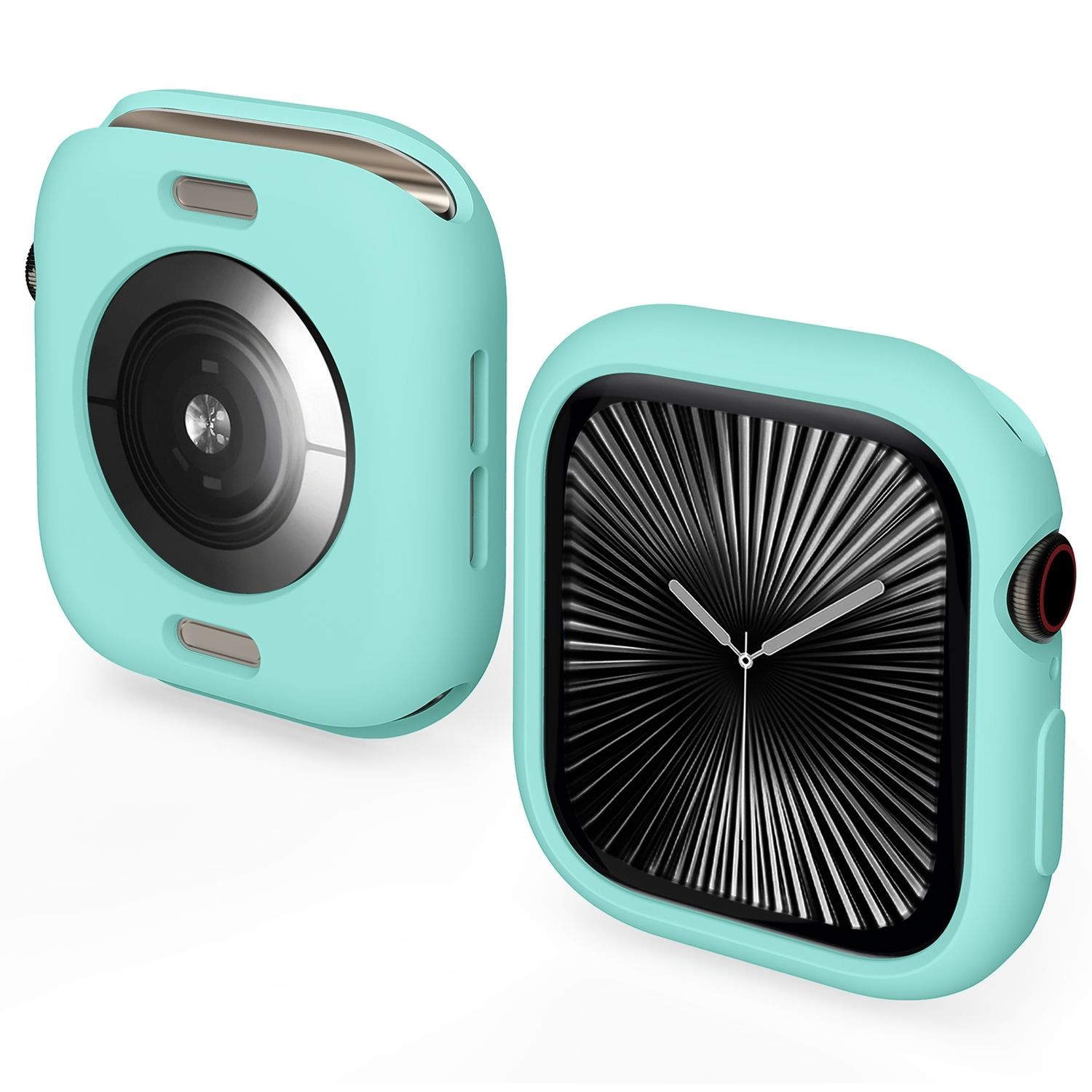 F&uuml;r Apple Watch Series 11 / 10 42mm Candy TPU Geh&auml;use H&uuml;lle T&uuml;rkis 