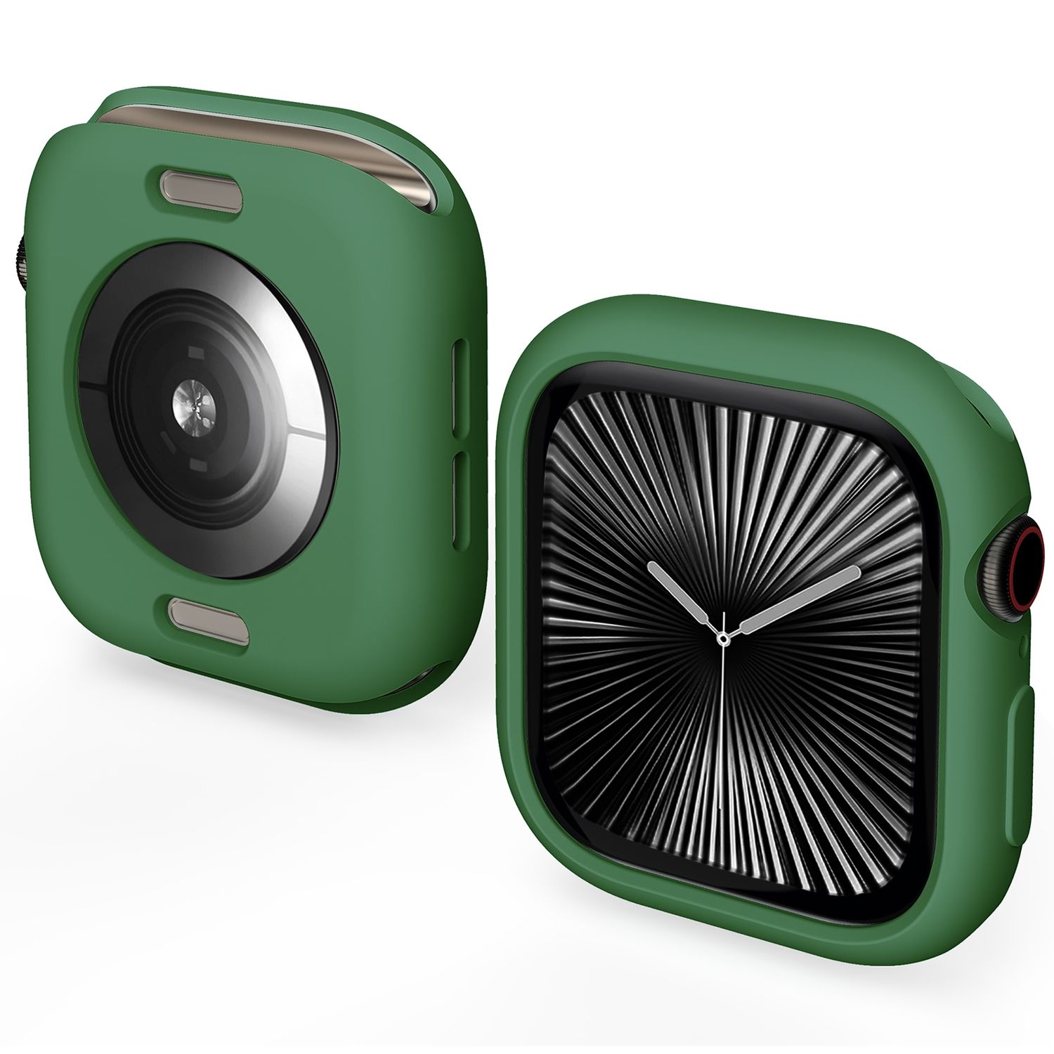 F&uuml;r Apple Watch Series 10 42mm Candy Design TPU Geh&auml;use H&uuml;lle Gr&uuml;n 