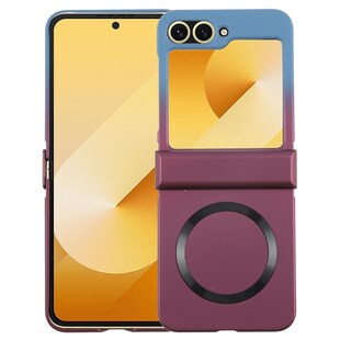 Für Samsung Galaxy Z Flip6 Liquid Kunststoff Gradient MagSafe Hülle 