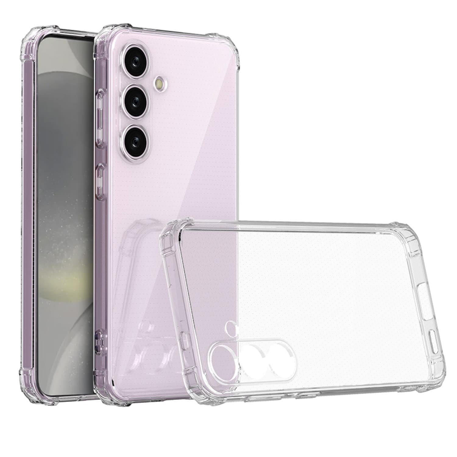 F&uuml;r Samsung Galaxy S25 5G Schock TPU Schutz Handy H&uuml;lle Transparent 
