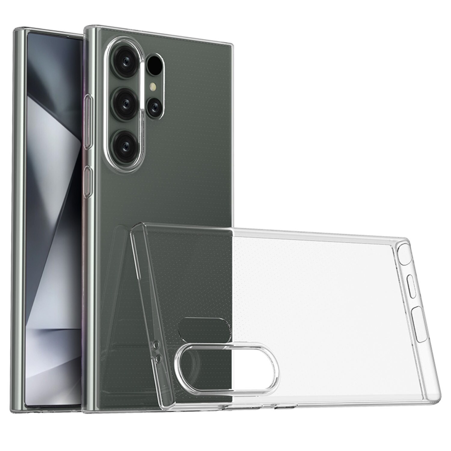 F&uuml;r Samsung Galaxy S25 Ultra Silikon TPU Schutz H&uuml;lle d&uuml;nn Transparent 