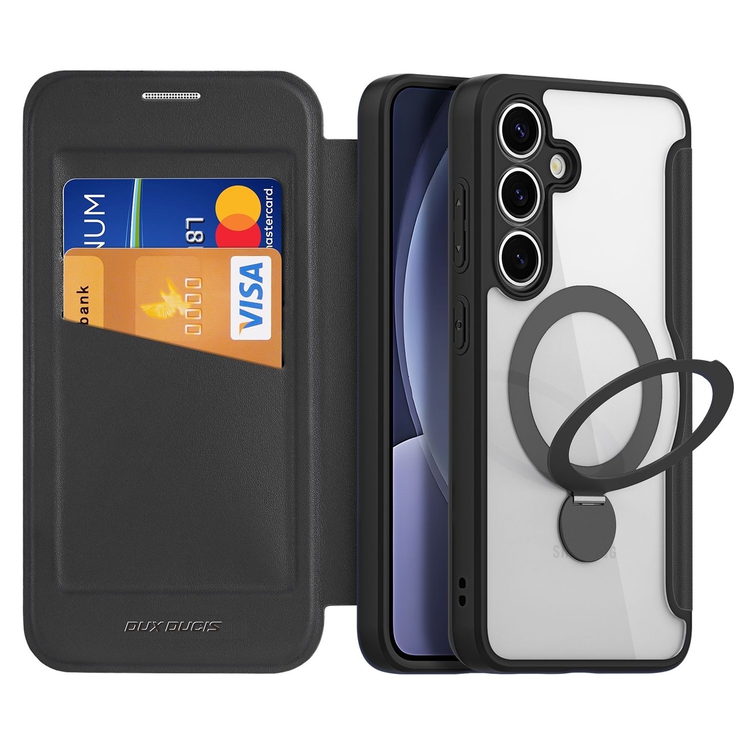 F&uuml;r Samsung Galaxy S25 Plus DUX DUCIS Skin Magsafe Ringhalter H&uuml;lle 