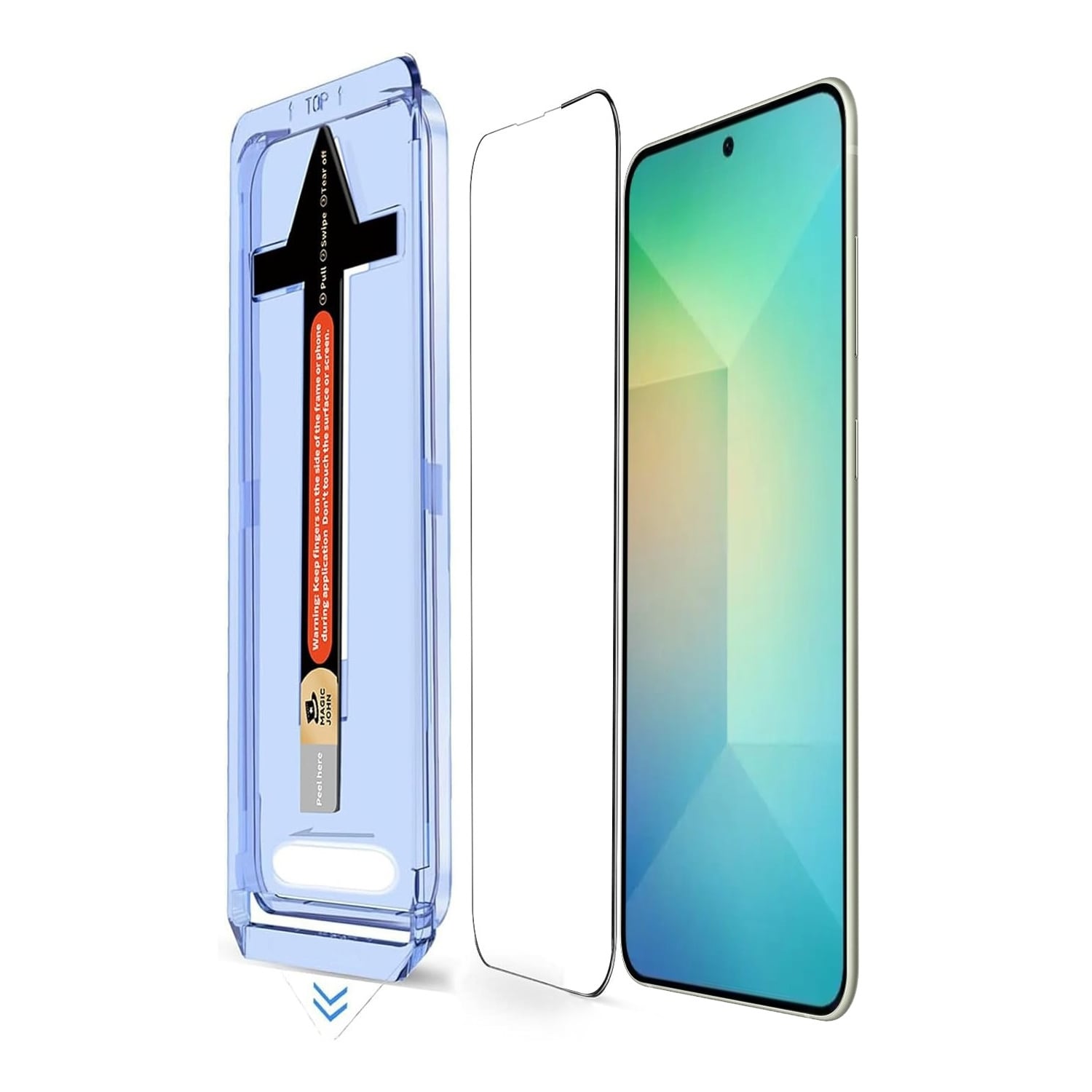 F&uuml;r Samsung Galaxy S25 5G Montage 3D Premium 0,3mm Schutz Hart Glas 