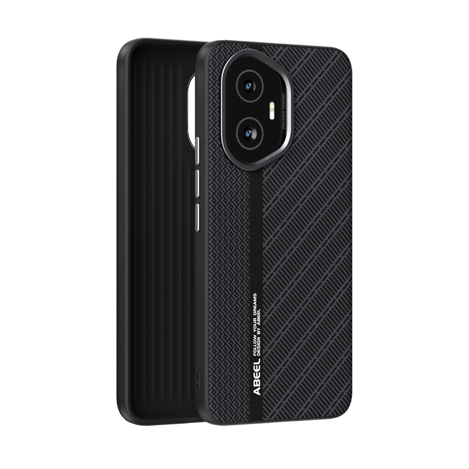 F&uuml;r Honor 300 MagSafe Design 6D Micro Relief Schutz H&uuml;lle Case Black 