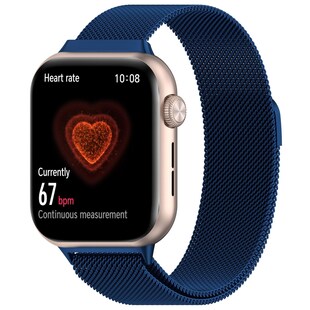 Für Honor Watch 5 Metall Milan Mesh Magnetverschluss Armband Blau 