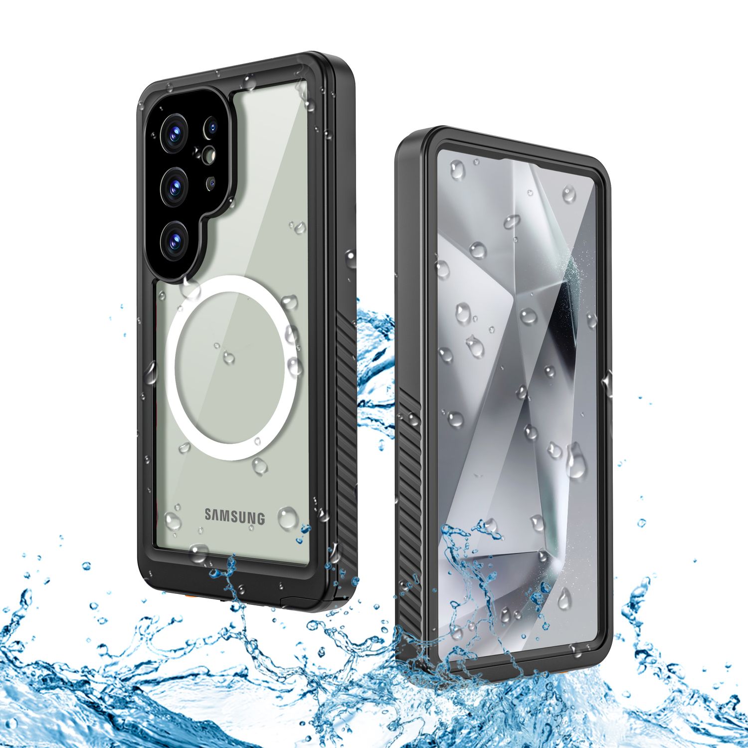 F&uuml;r Samsung Galaxy S25 Ultra MagSafe Full Wasserdichte Schutz Tasche 