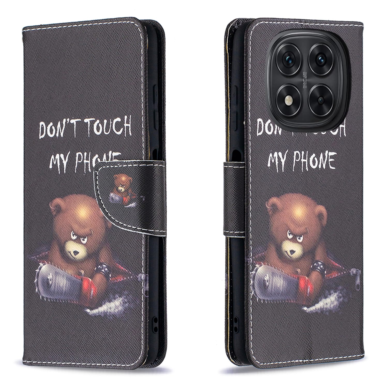 F&uuml;r Xiaomi Redmi Note 14 Pro 5G Kunstleder Book Wallet Tasche H&uuml;lle 