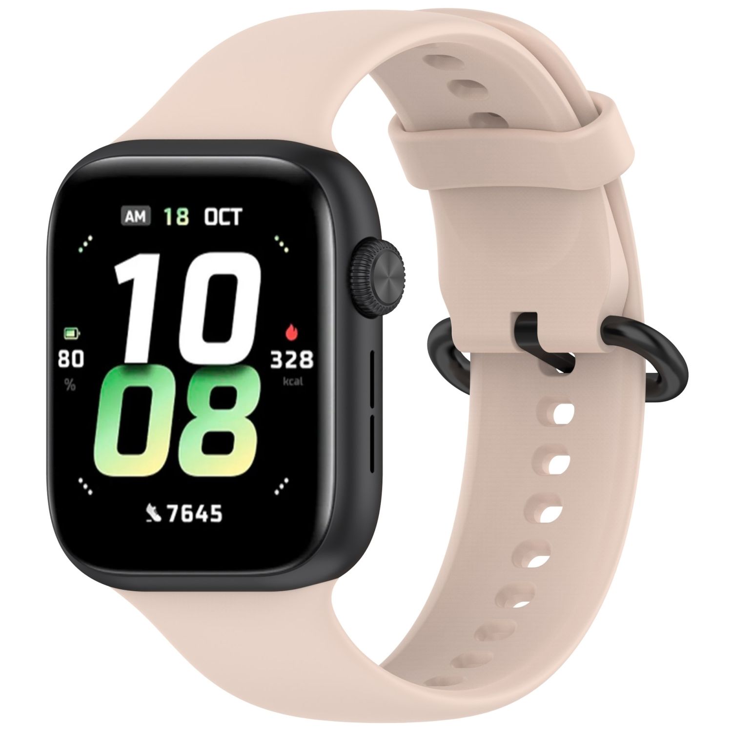 F&uuml;r Honor Watch 5 Solid Color Design Soft Silikon Ersatz Armband Rosa 