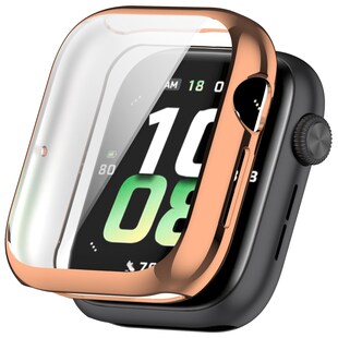 Für Honor Watch 5 Electroplated Full Cover TPU Schutz Hülle Rose Gold 