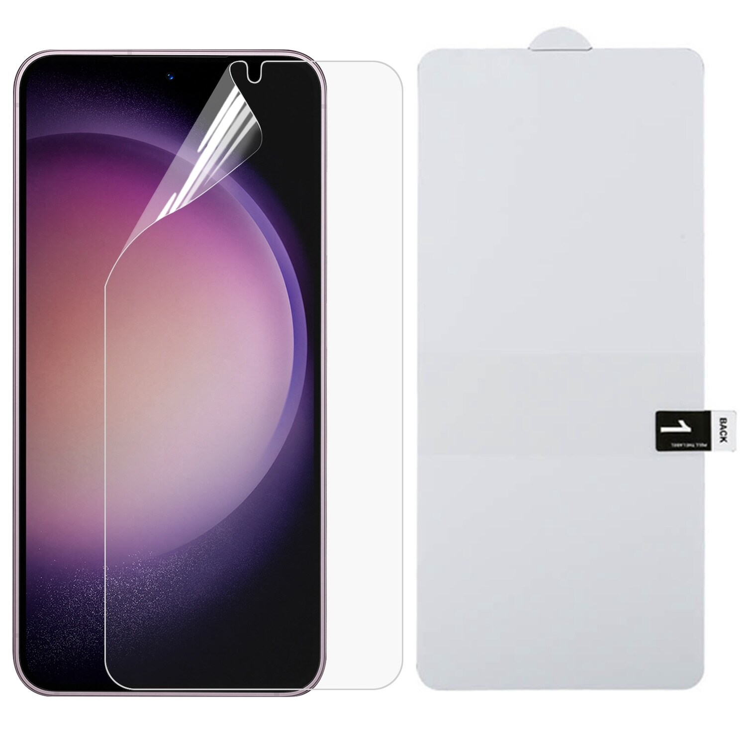 F&uuml;r Samsung Galaxy S25 Plus Full Front Screen Hydrogel Schutz Folie 