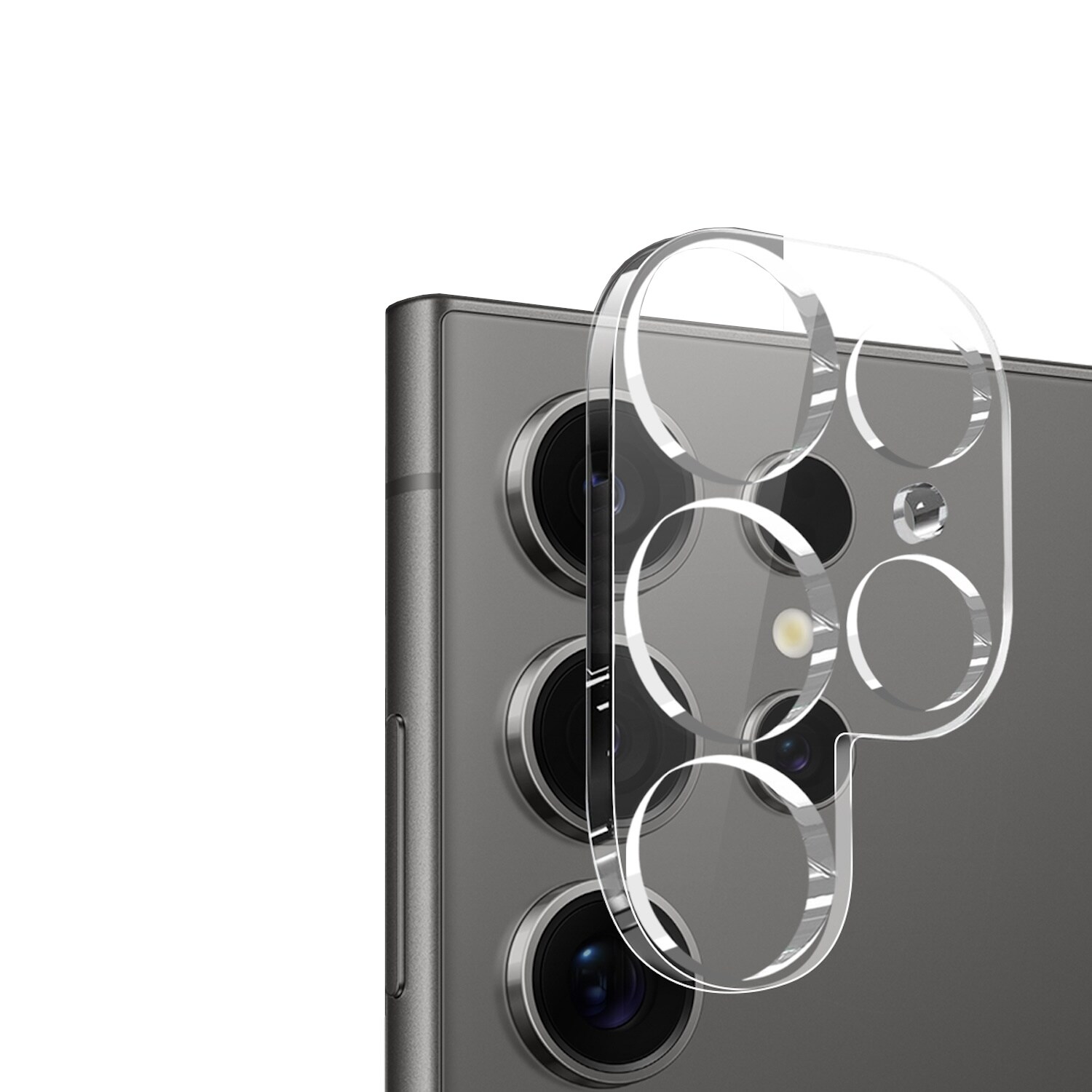 F&uuml;r Samsung Galaxy S25 Ultra Schutz Hart Glas 9H Kamera Komplettschutz 