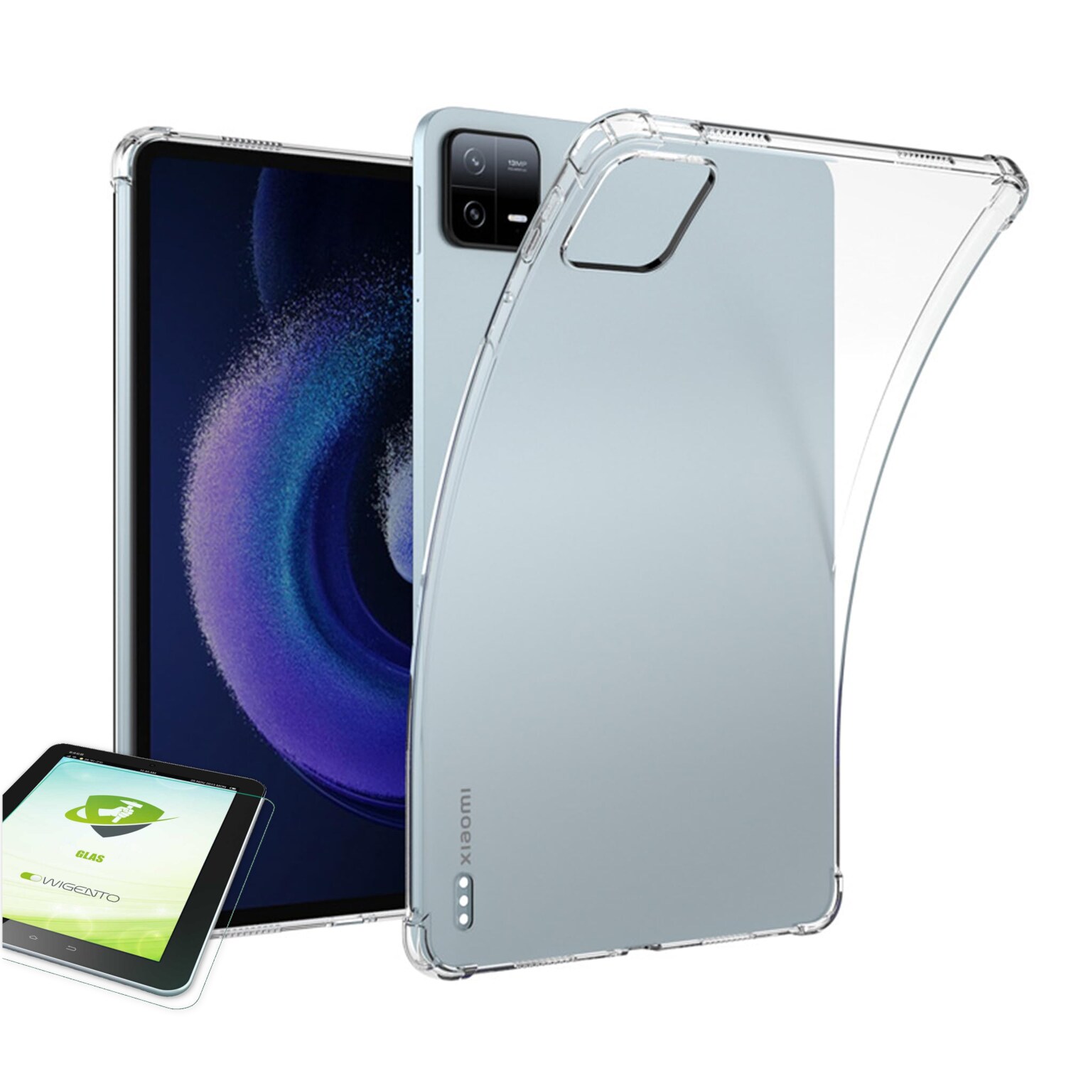 F&uuml;r Xiaomi Pad 7 / 7 Pro Schock H&uuml;lle Tablet H&uuml;lle Cover + Hart Glas 