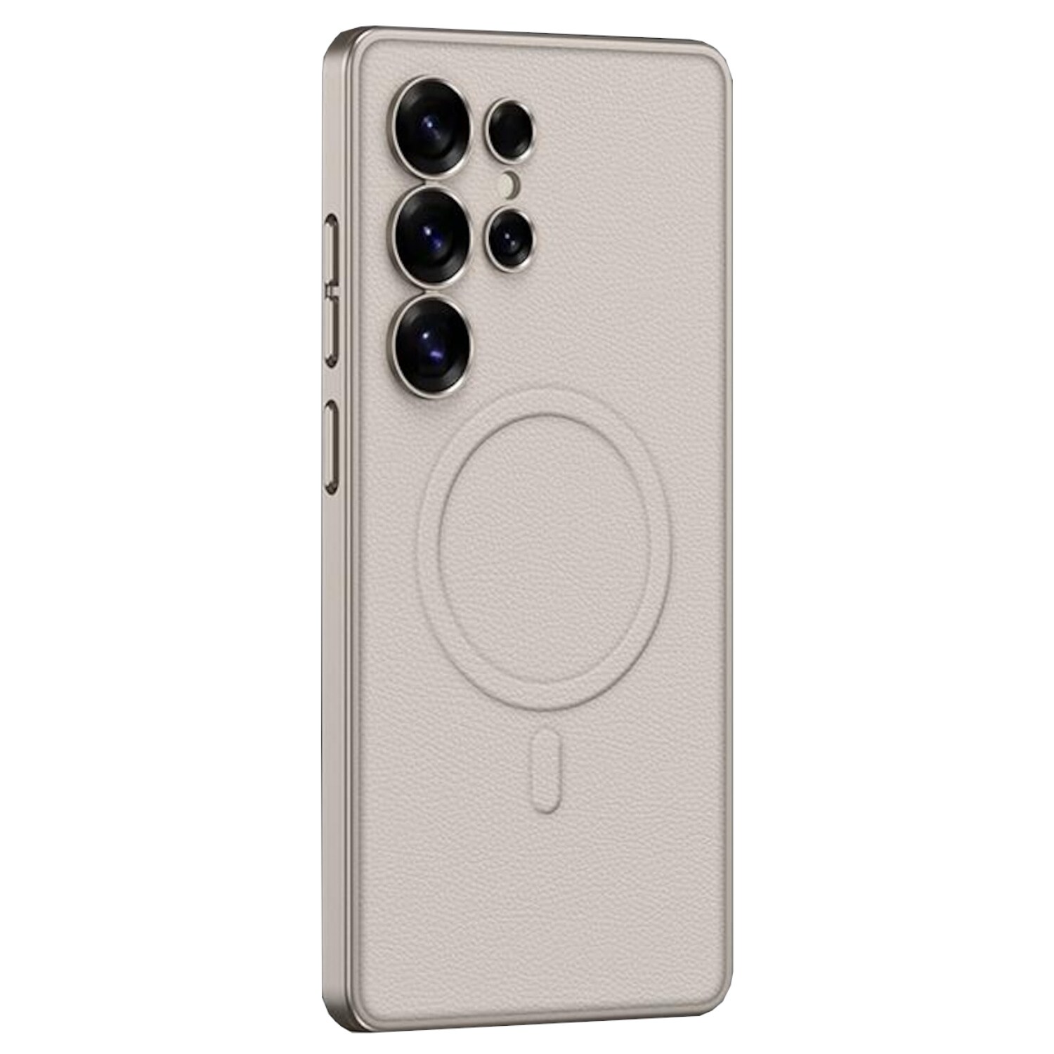 F&uuml;r Samsung Galaxy S25 Ultra GKK MagSafe Kunstleder H&uuml;lle Case Titan 