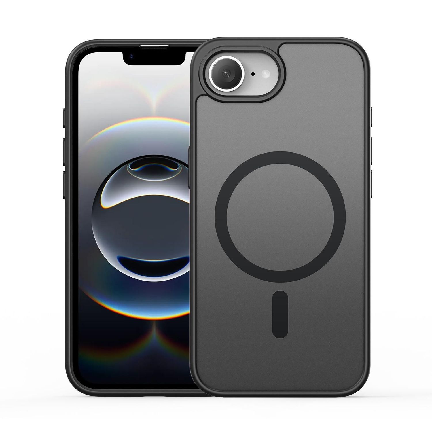F&uuml;r Apple iPhone 16e DUX DUCIS MagSafe TPU Hybrid Schutz H&uuml;lle Schwarz 