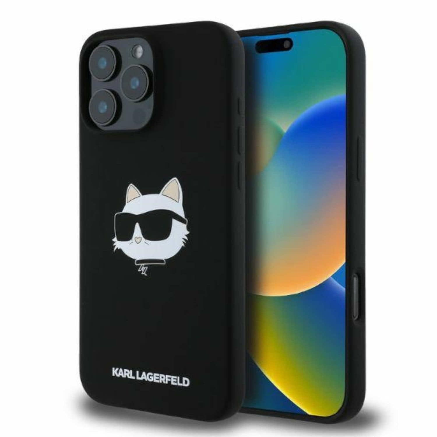 Karl Lagerfeld Apple iPhone 16 Pro Max Silicone Choupette Head MagSafe 