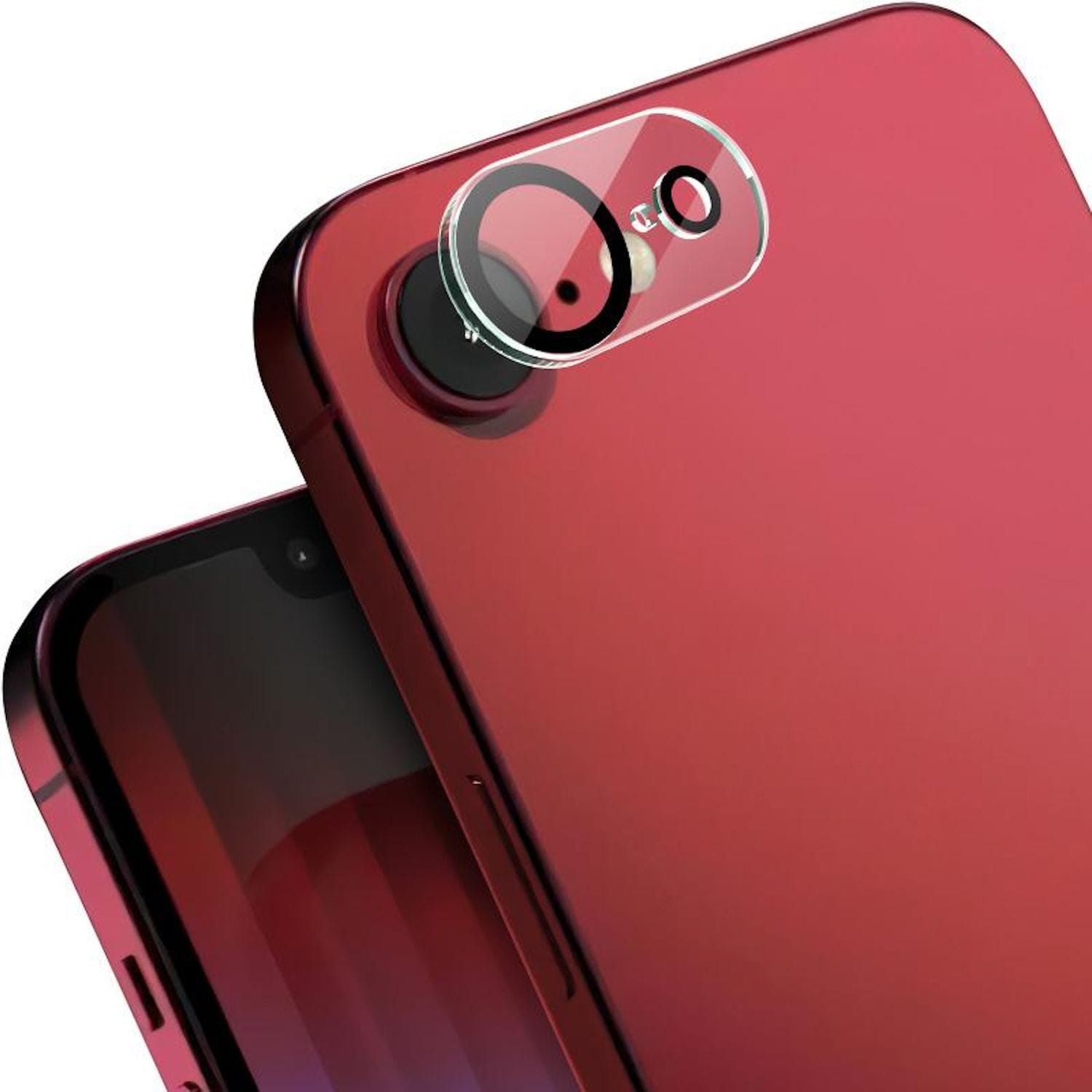 F&uuml;r Apple iPhone 16e IMAK Komplett Kamera Schutz Glas Folie Schwarz 