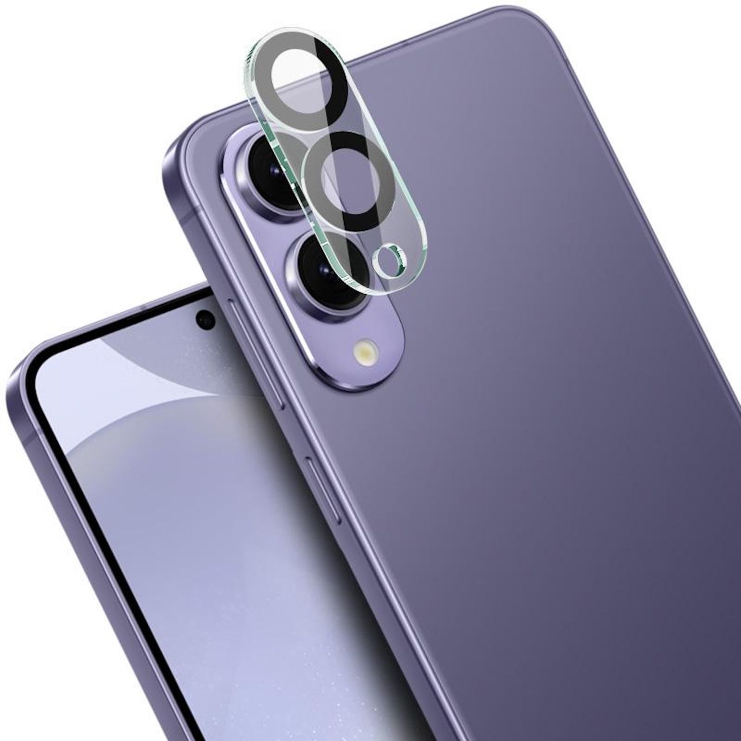 F&uuml;r Samsung Galaxy S25 Edge 5G IMAK Kamera Schutz Glas Folie Schwarz 