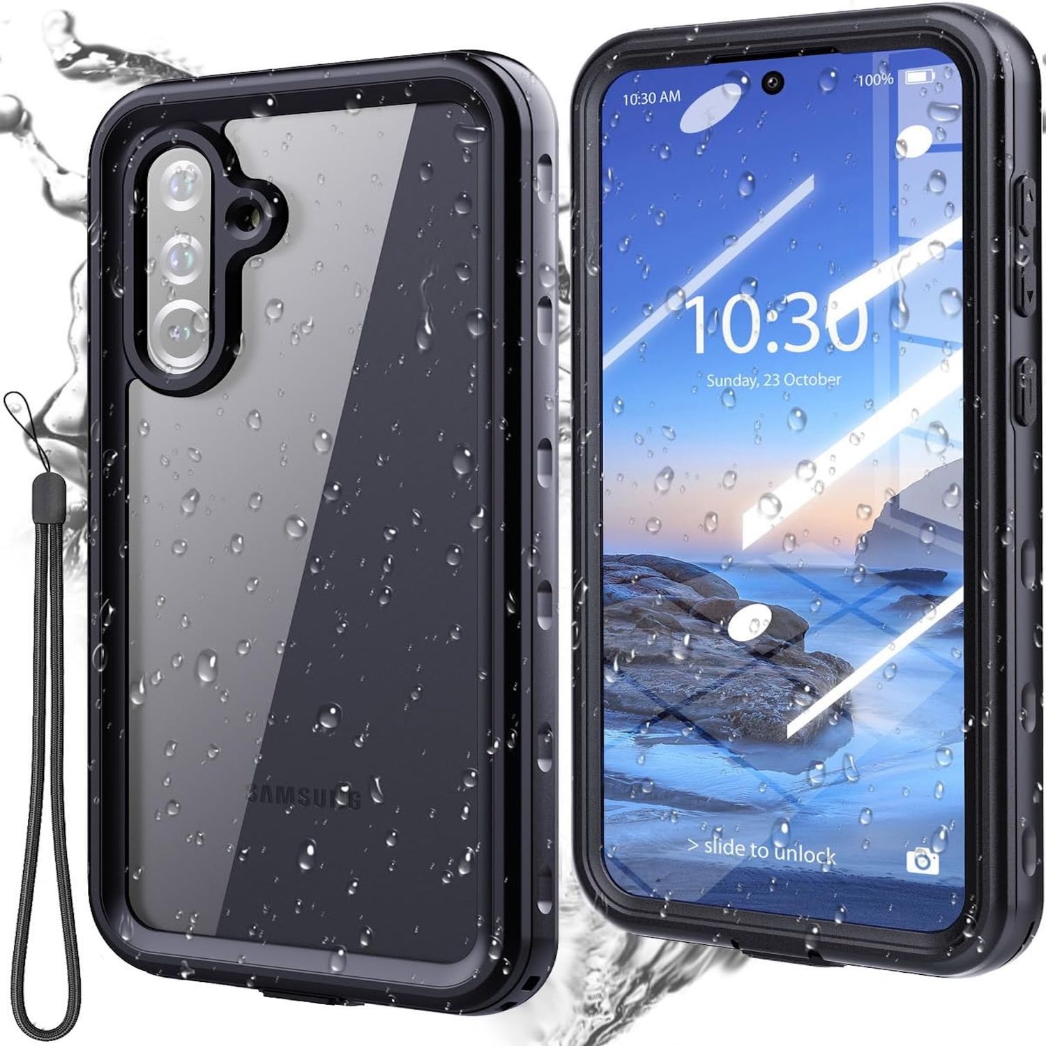 F&uuml;r Samsung Galaxy A36 5G 360 Grad Full Wasserdichte Schutz Tasche 