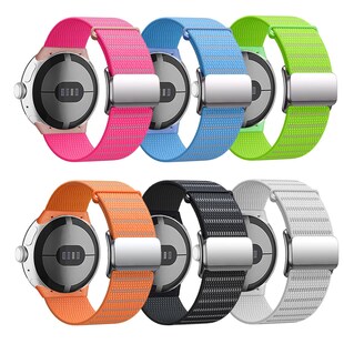 Für Google Pixel Watch 3 45mm Design Magnetverschluss Nylon Armband 