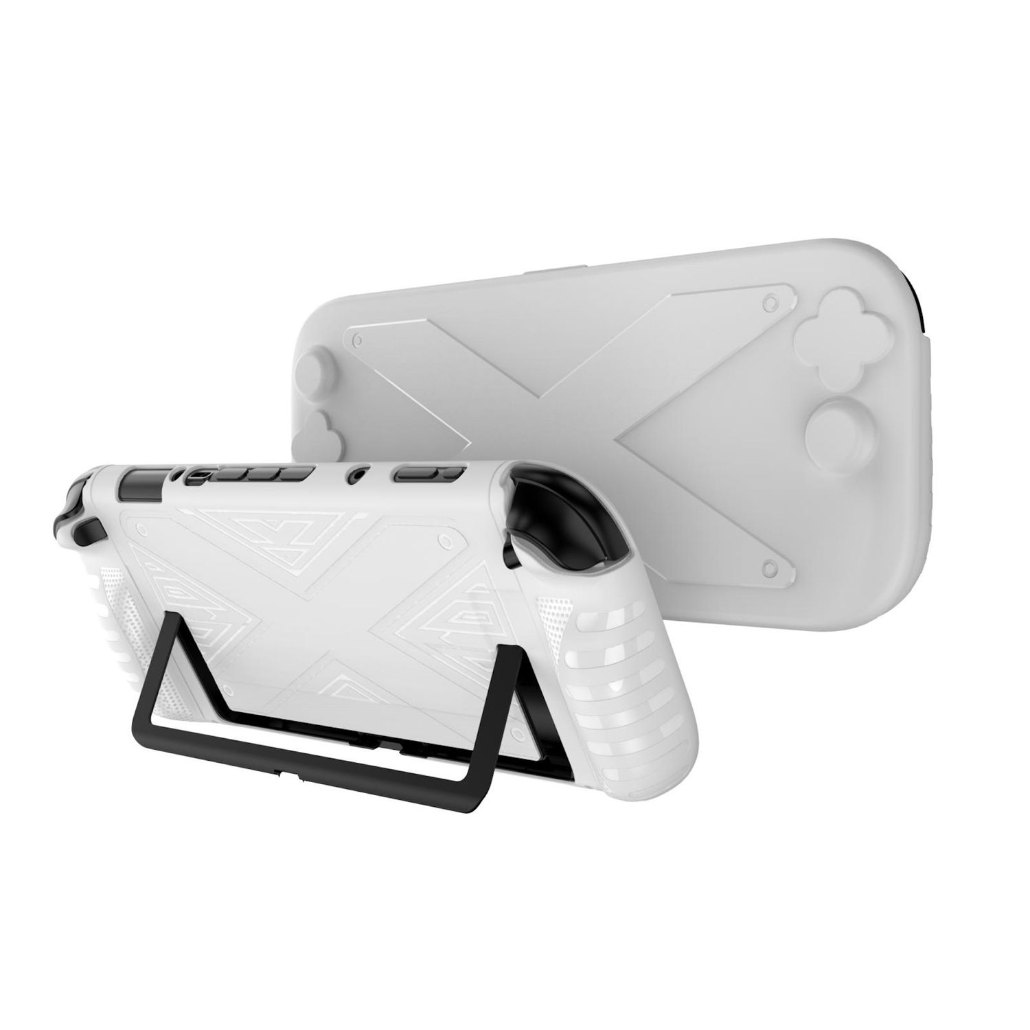 F&uuml;r Nintendo Switch 2 Multifunktionale Schutzabdeckung H&uuml;lle Wei&szlig; 