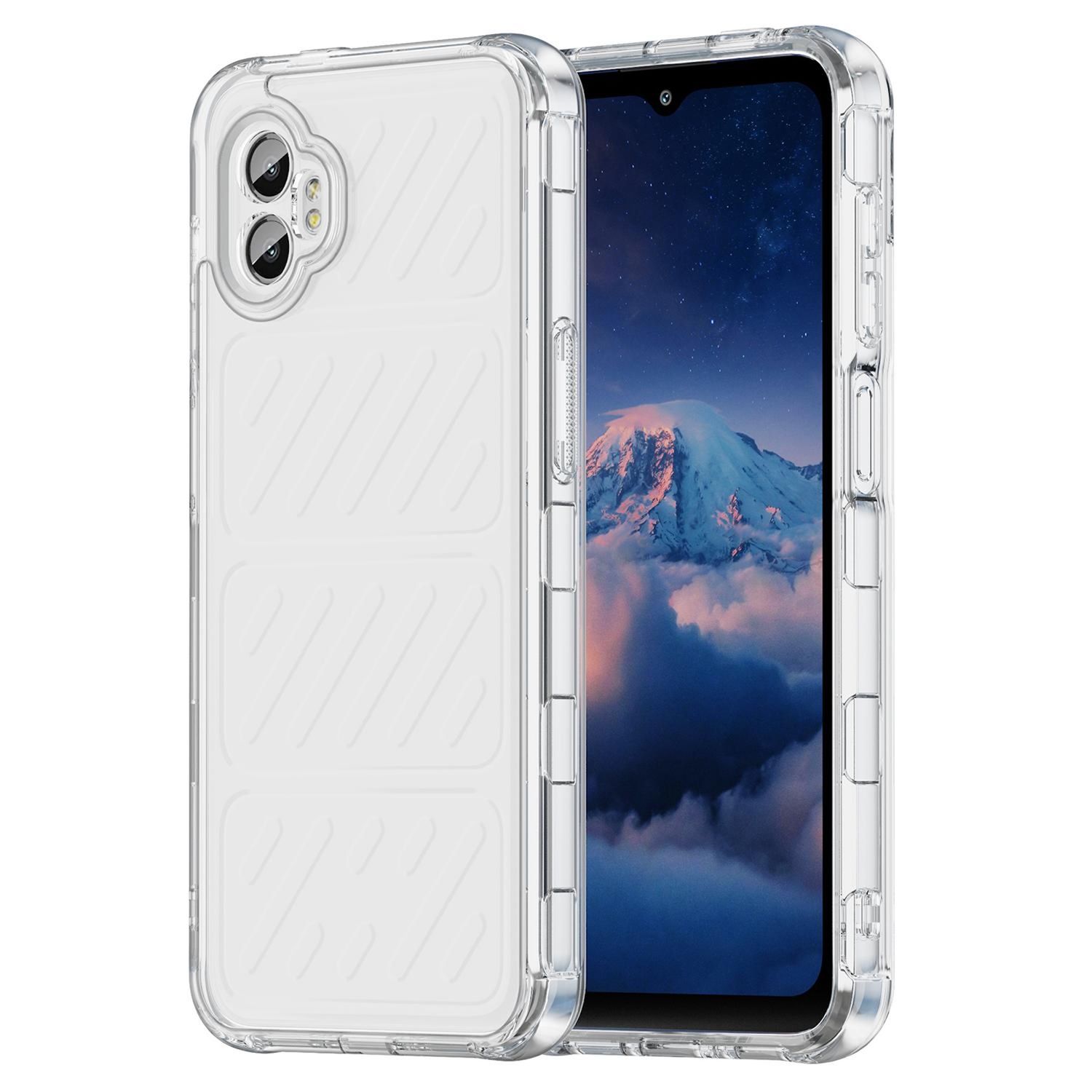 F&uuml;r Samsung Galaxy XCover 7 Pro Hybrid H&uuml;lle Airbag Ecken Transparent 