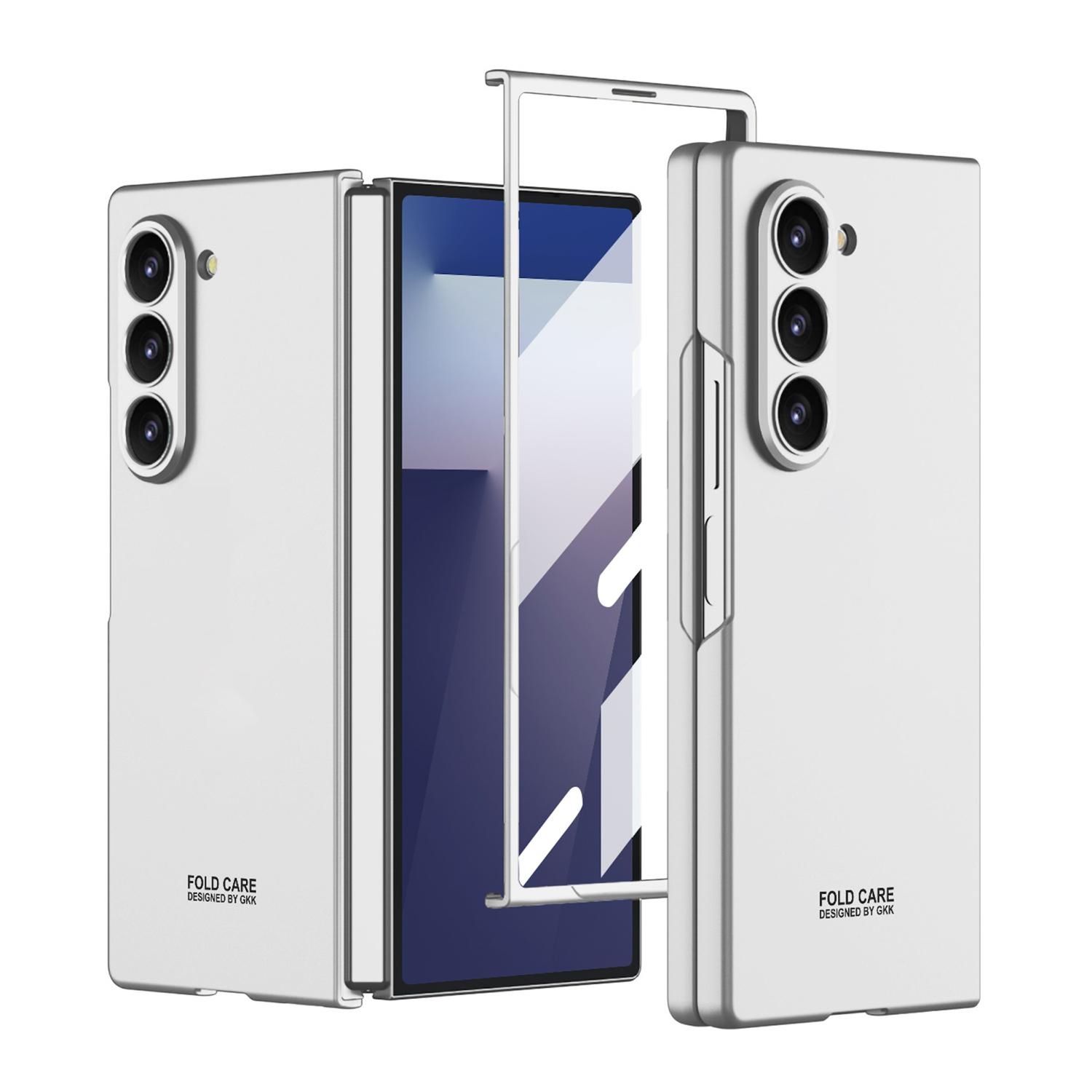 F&uuml;r Samsung Galaxy Z Fold7 GKK Integrierte Ultra d&uuml;nne H&uuml;lle Silber 