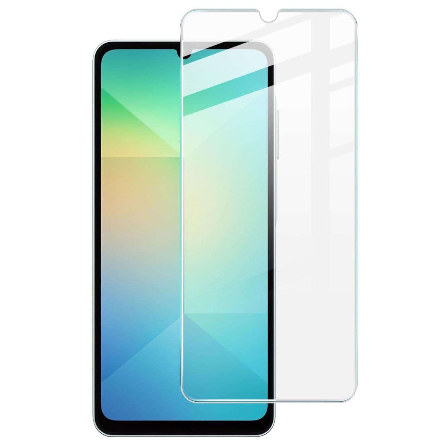 F&uuml;r Samsung Galaxy A07 4G 1x 2.5D 0,26mm 9H Hart Glas Schutz Folie 