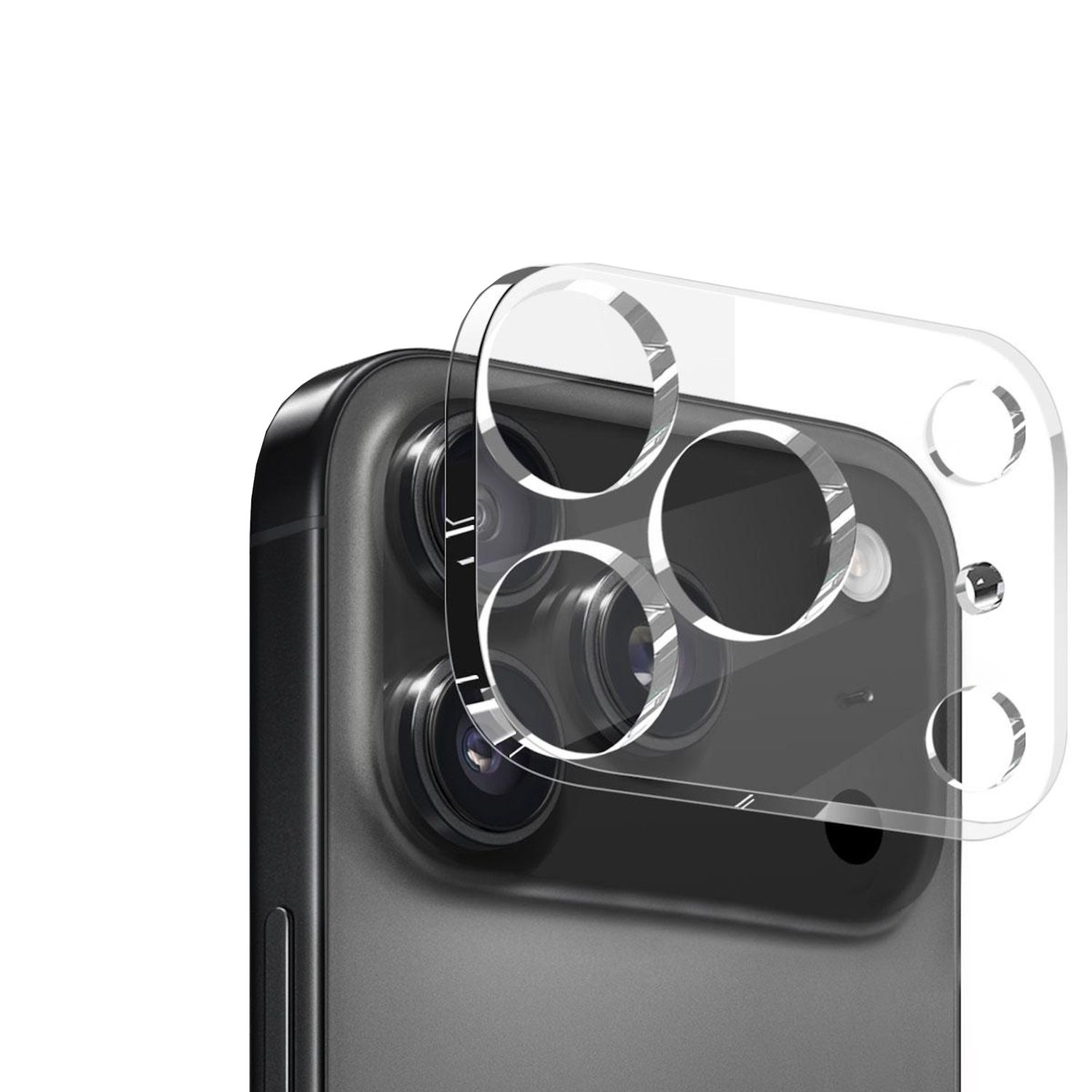 F&uuml;r Apple iPhone 17 Pro Max Hart Glas Kamera Linsen Komplettschutz 