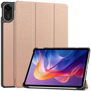 Für Xiaomi Redmi Pad 2 4G 11 Zoll 2025 3folt Wake UP Tasche Rose Gold 
