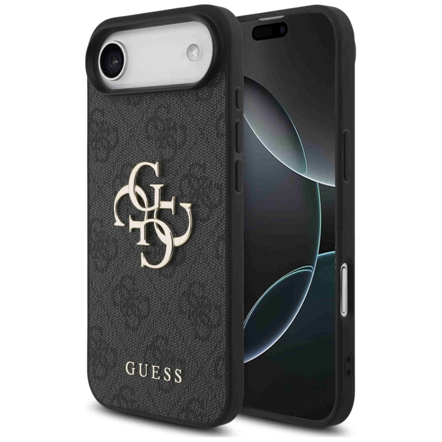 Guess Apple iPhone 17 Air 4G Big Logo Schutzh&uuml;lle Case Cover Schwarz 