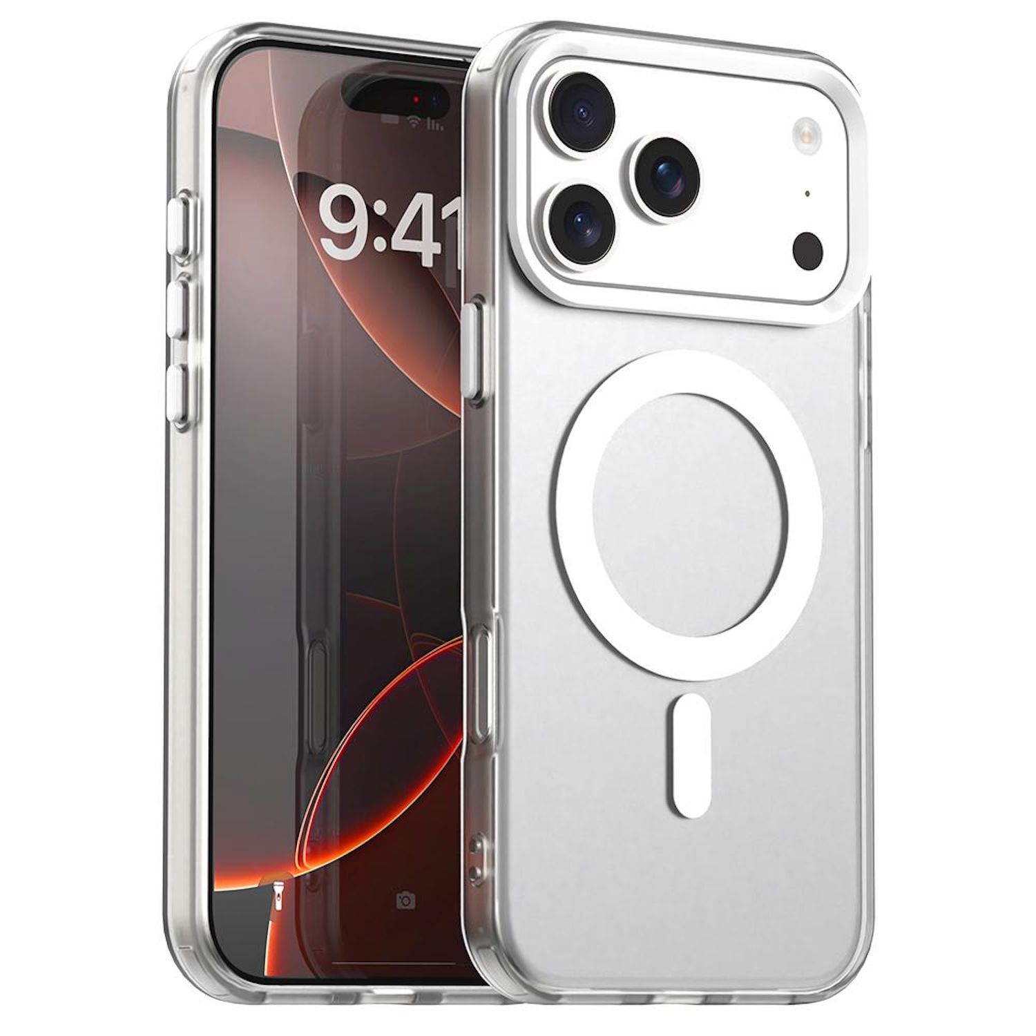 MagSafe H&uuml;lle f&uuml;r iPhone 17 Air Pro Max Schutzh&uuml;lle TPU Design Hybrid Case 