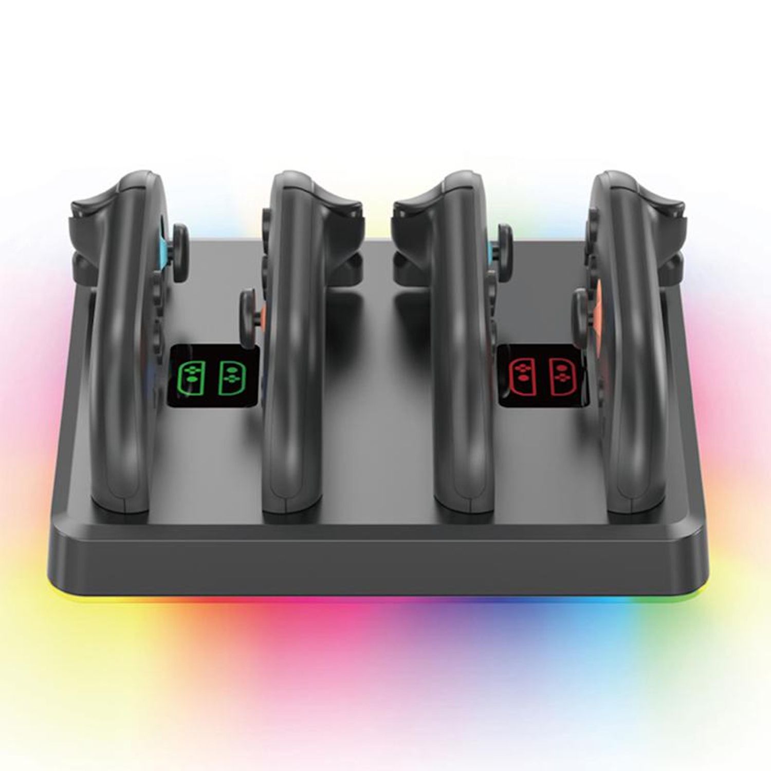 F&uuml;r Nintendo Switch 2 Controller Magnetische Ladestation Schwarz 