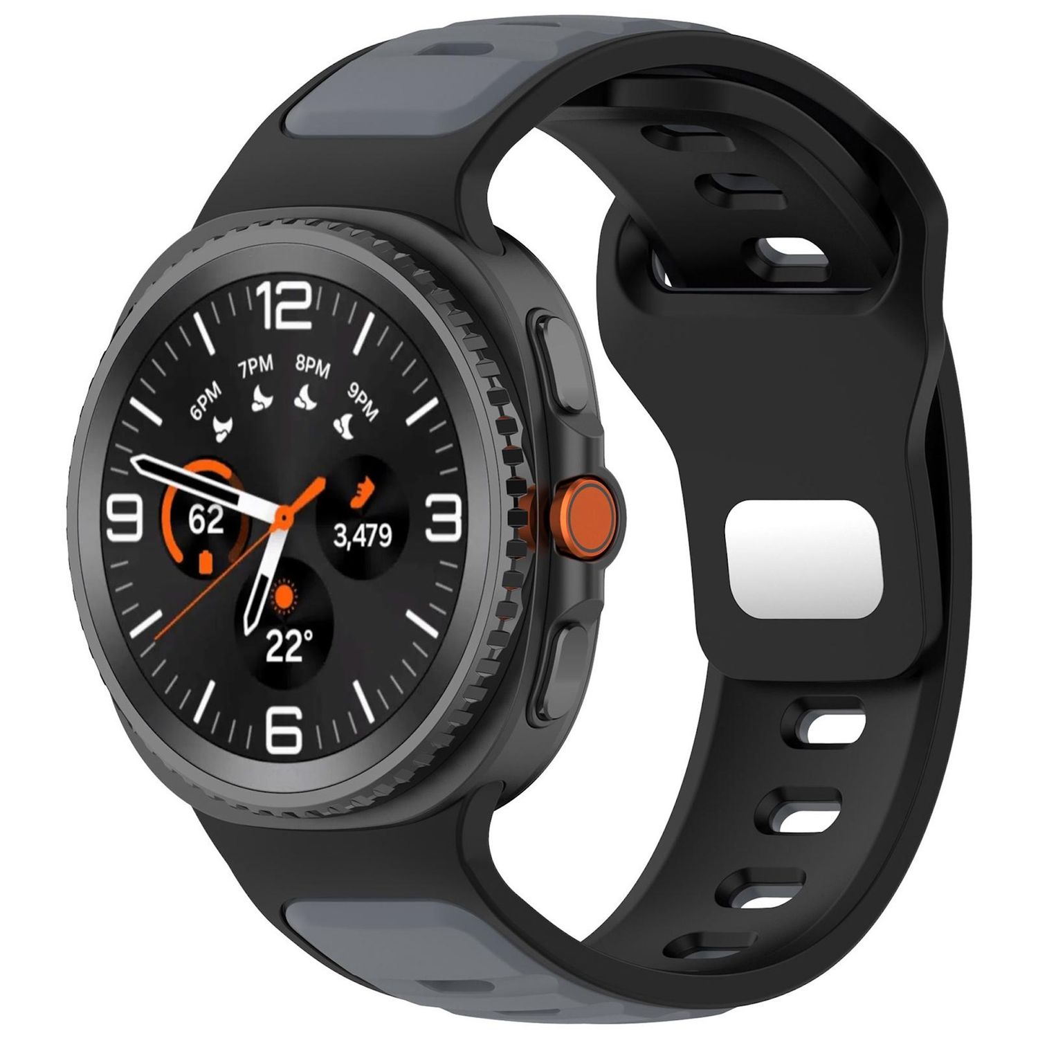 Silikon Armband Schnellverschluss f&uuml;r Galaxy Watch 8 40mm 44mm Classic 46mm 