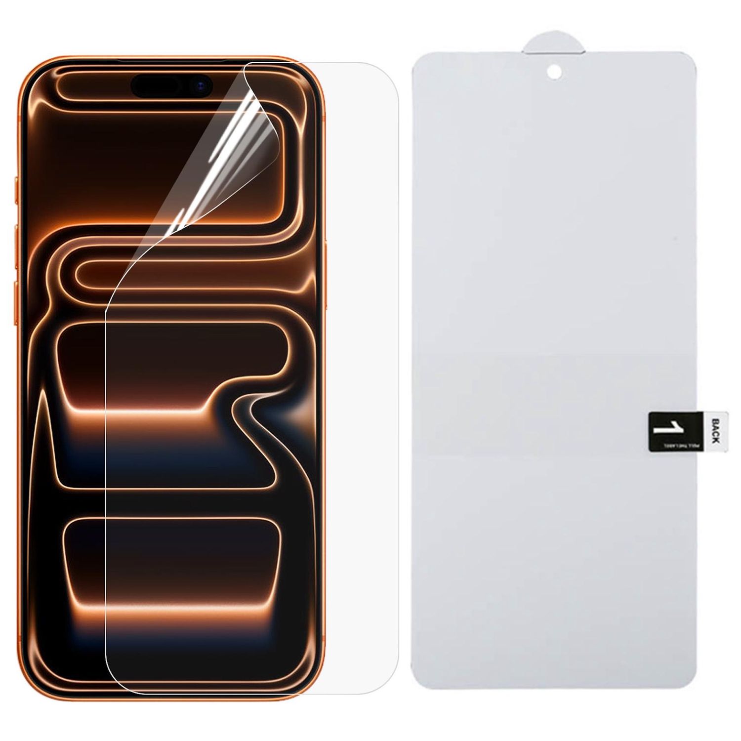 F&uuml;r Apple iPhone 17 Pro Max Front Screen Hydrogel Display Schutz Folie 