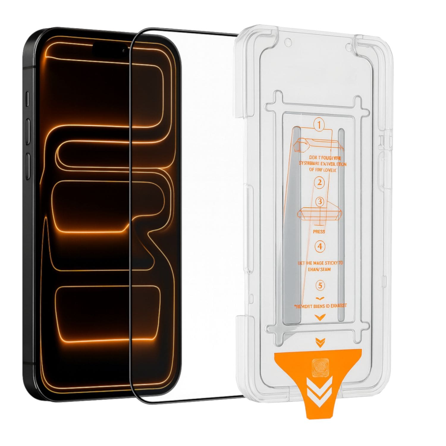 F&uuml;r Apple iPhone 17 Pro Max SnapFit Premium Glas Installationshilfe 