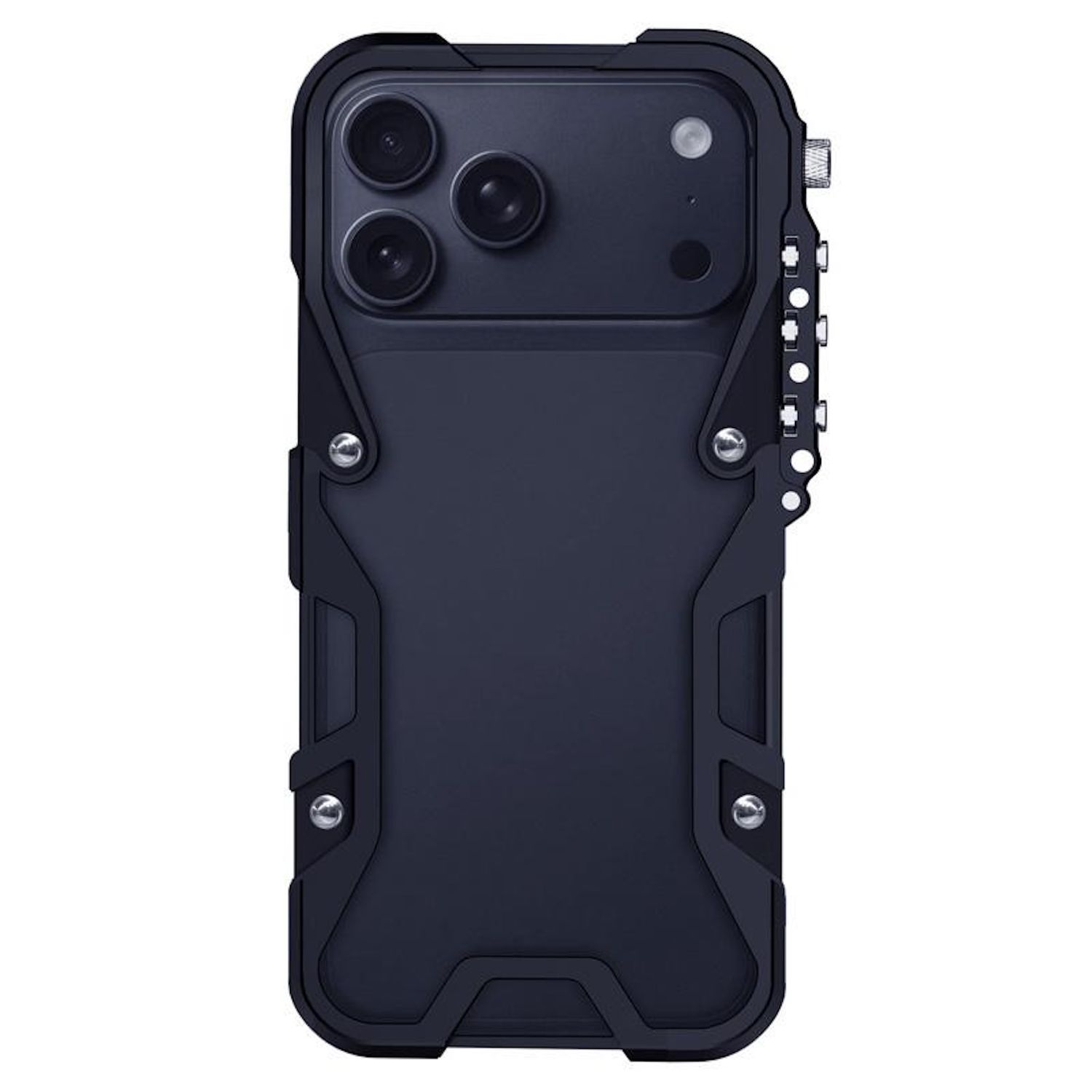 F&uuml;r Apple iPhone 17 Pro Max Trigger Metallrahmen H&uuml;lle Band Schwarz 