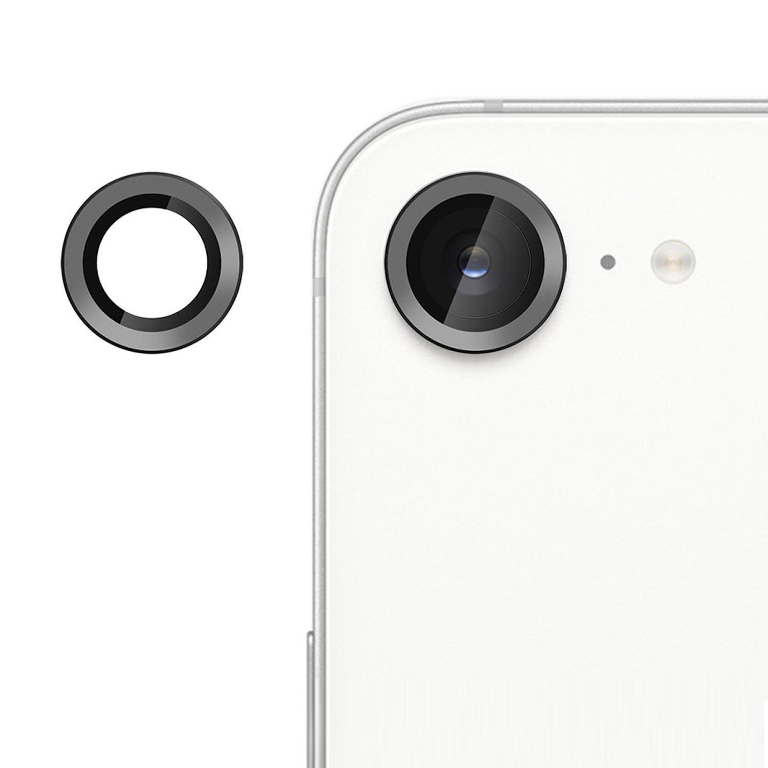 F&uuml;r Apple iPhone 16e Kalebol Ultra D&uuml;nn 9H Kamera Schutzglas Schwarz 