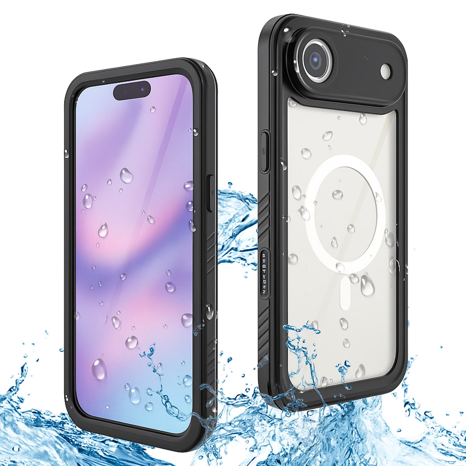 F&uuml;r Apple iPhone 17 Air MagSafe Full Body Wasserdichte Schutz Tasche 