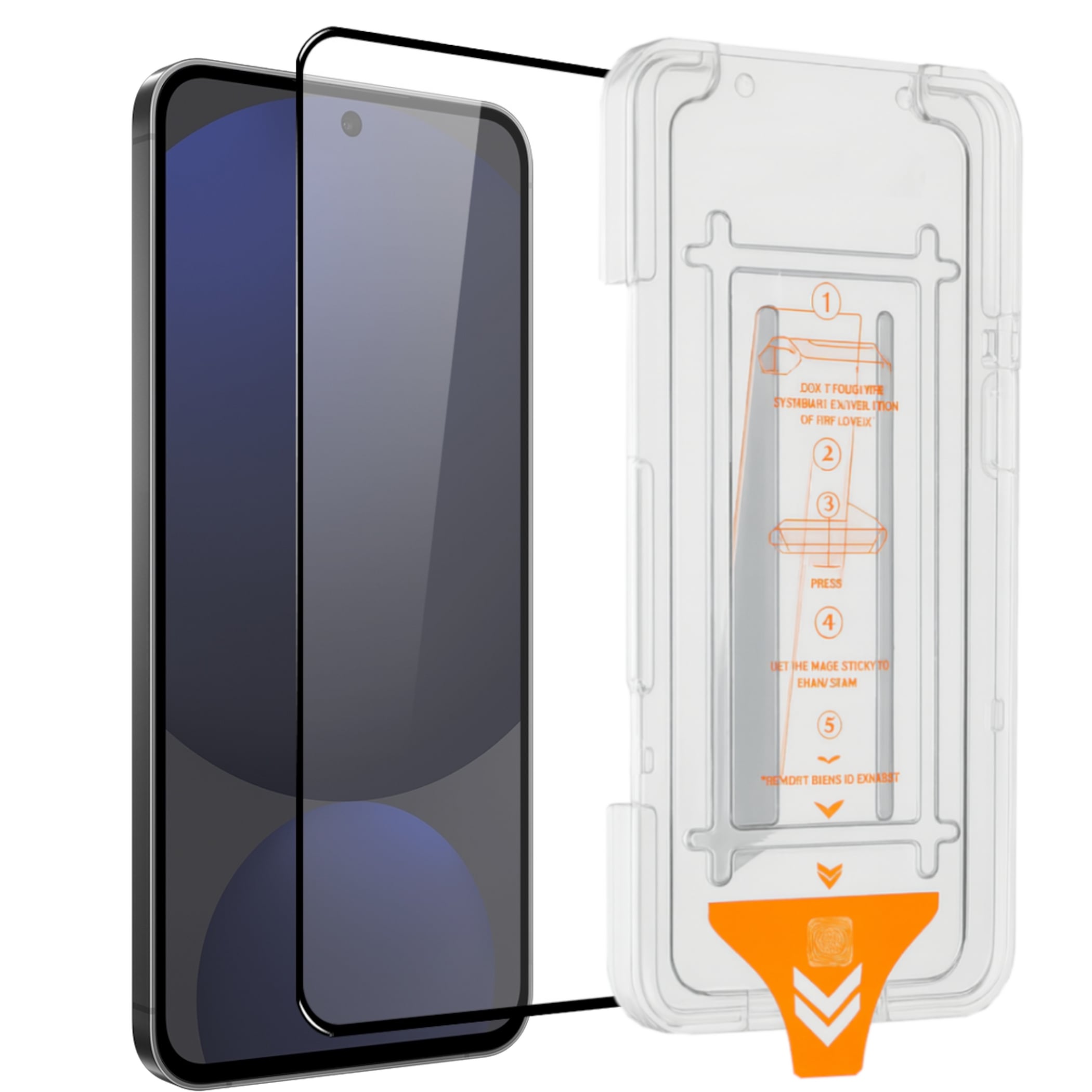 F&uuml;r Samsung Galaxy S24 Plus 5G SnapFit 9H Glas mit Installationshilfe 