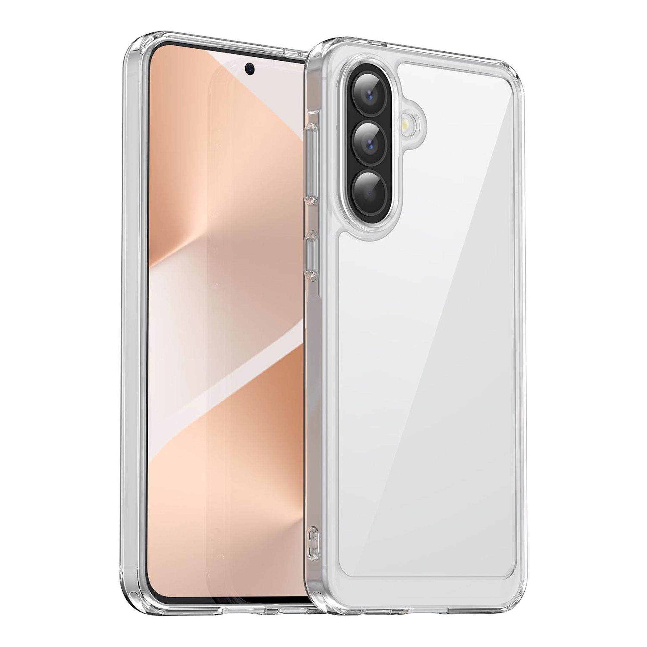 F&uuml;r Samsung Galaxy A57 5G Colorful TPU Acryl Schutzh&uuml;lle Transparent 