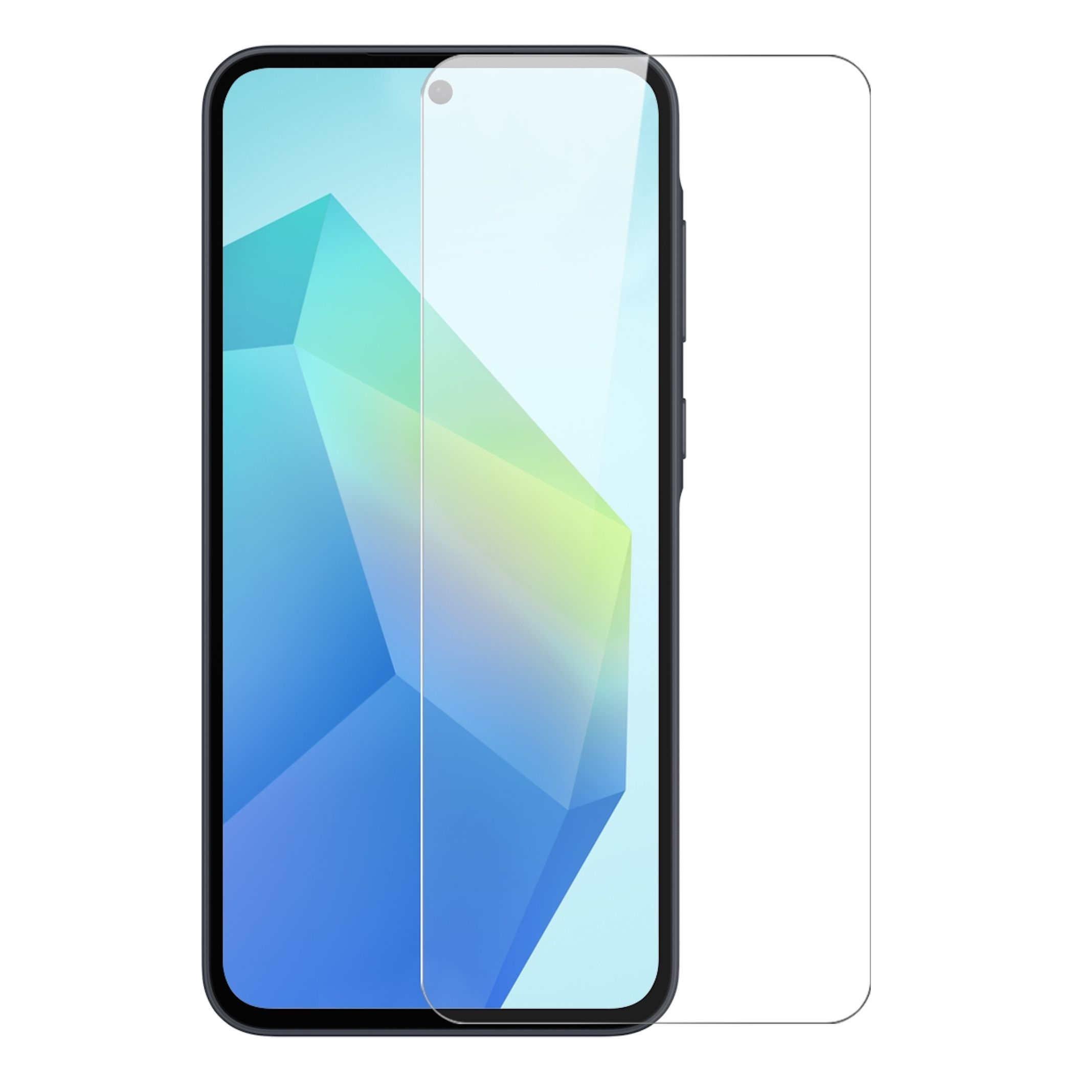 F&uuml;r Samsung Galaxy A57 / A37 1x 2.5D 0.26mm 9H Glas Display Schutzglas 