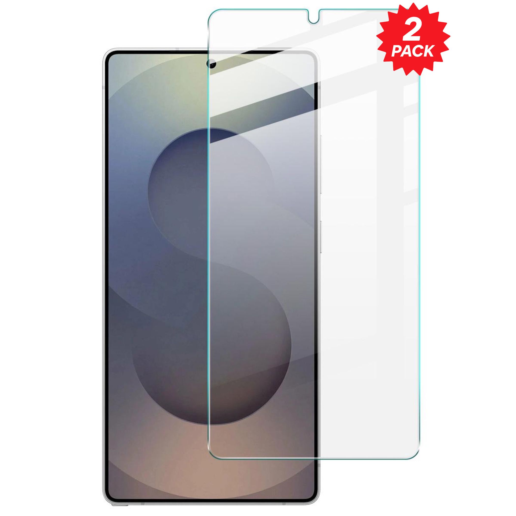 F&uuml;r Samsung Galaxy S26 Ultra 2x 2.5D 9H Hart Glas Display Schutzglas 